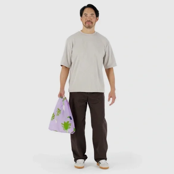 Baby Baggu Reusable Tote Bag - Daikon Pink Print - NWT - Picture 2 of 4